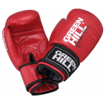 Боксерские перчатки Green Hill, красный цвет
